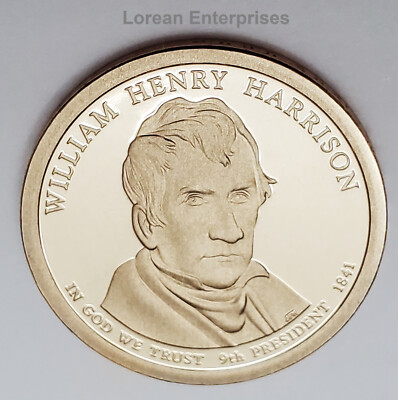 2009 S Presidential Dollar -William Henry Harrison-  PROOF 