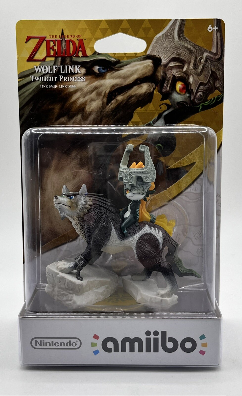 Wolf Link Amiibo (Legend of Zelda Twilight Princess) 3DS Wii U