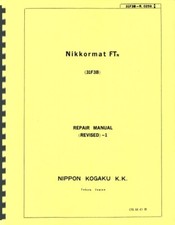 Nikon Nikkormat FTn Camera c1970 Repair Manual Reprint