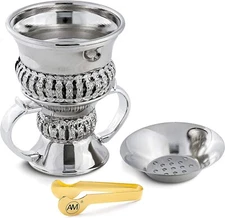 AM Regal Metal Incense Burner – Bakhoor Insence Holder | Insencents Resin Burner