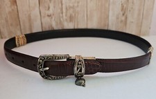 Brighton Reversible Belt Size Medium Heart Charm