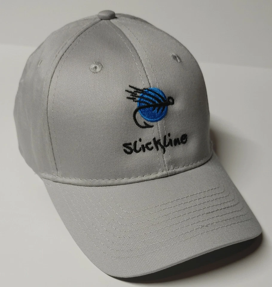 SLICKLINE Logo Bordado Sarga Pesca Papá Sombrero Gorra Gorra de Béisbol 4 COLORES Foto 2 de 4