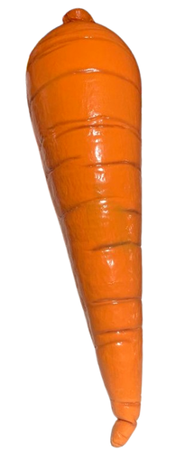 Deluxe SUPER GIANT 21” FOAM FILLED CARROT Latex Jumbo Clown Prop Easter Bunny - Picture 11 of 21
