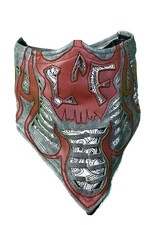 Leather Face Motorcycle Mask - LF OG - Acid Wash Leather Half Face Mask