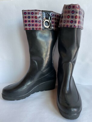 sperry wedge rain boots