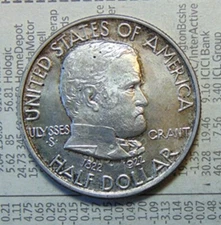 1922 SILVER COMMEMORATIVE HALF DOLLAR ~ GRANT ~ LOW MINTAGE