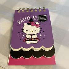 Hello Kitty Top Spiral Notebook Sheets New
