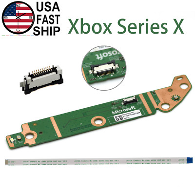 Power Eject Button LED Board Flex Cable FPC Socket For Microsoft Xbox Series X