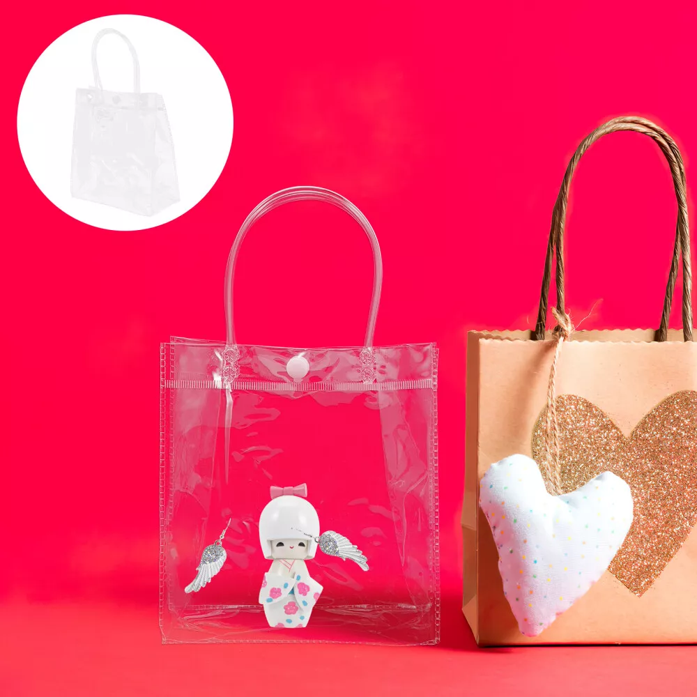 small clear gift bags