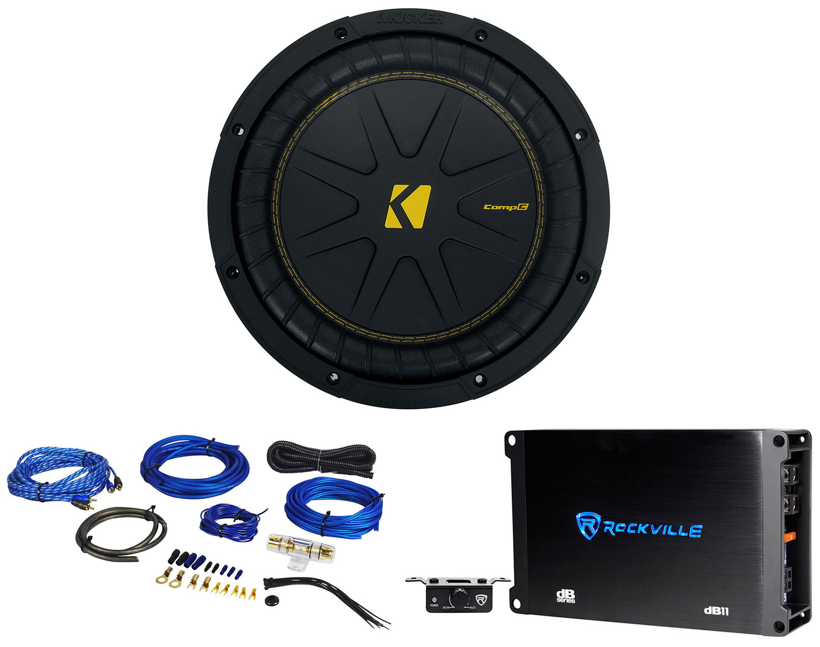 Kicker 50CWCD104 CompC 10 DVC 4-омный сабвуфер моноусилитель Комплект усилителей CWCD104 28490₽