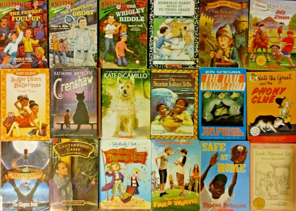RANDOM Lot of 100 3rd Grade Chapter Book ACCELERATED READER Level 3 Unsorted Mix Foto 4 de 4