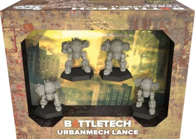 UrbanMech Lance Battletech Miniatures Game Catalyst Game Labs