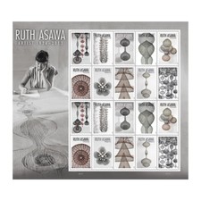 US FOREVER SCOTT#5504-5513A RUTH ASAWA  78C FOREVER STAMP   SHEET OF 20 MNH OG