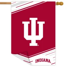 Indiana University NCAA Licensed Double-Sided House Flag 28" x 40"