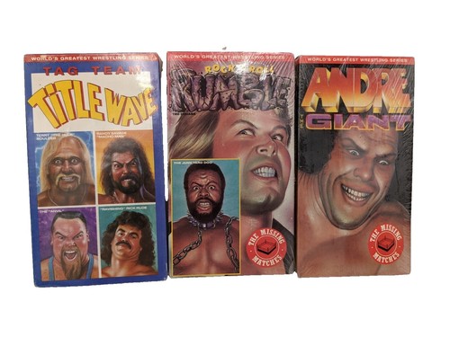WWF WrestleMania III 3 (VHS 1987) Hulk Hogan Andre Giant Roddy