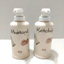 PFALTZGRAFF Ketchup and Mustard Pump Dispenser Set Condiment Dispensers USA