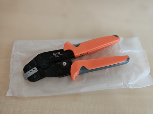 iwiss Tools Ratschen-Crimpzange für 0,08-1,0 mm² SN-2549