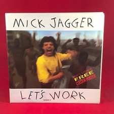 MICK JAGGER Let's Work 1987 UK 7