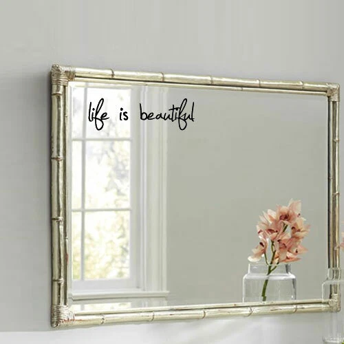 Life Is Beautiful for Macbook Air Pro Laptop Car Window Bumper Art Decal Sticker - Image 4 of 4