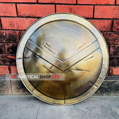 Ancient Greek Spartan 300 Larp SCA Warrior Cosplay Battle Ready Shield Handmade