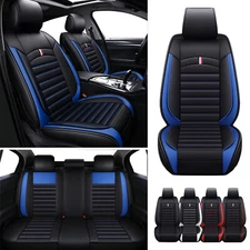 For Toyota RAV4 Front+Rear Car Seat Covers 5 Seats Protectors Leather Full Set