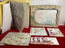 Vintage Baby Shower Scrapbook 1960's CARDS Used and Unused, BOOK