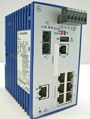 Hirschmann RS20 Ethernet Rail Switch, For PARTS/REPAIR