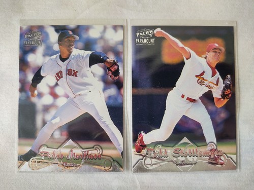 1998 Pacific Paramount Baseball Pedro Martinez, Catalanotto Rookie Gold...