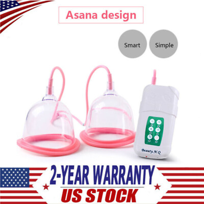 Electric Vacuum Pump Suction Breast Enlargement Breast Lifting Massager C/D Cup