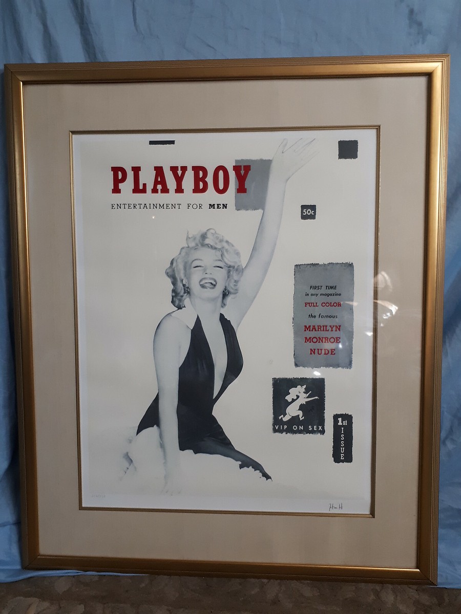 ♦︎PLAYBOY Limited Edition♦︎ Playboy First Cover Limited Edition signed and #'d lithograph