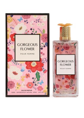 GORGEOUS FLOWER POUR FEMME designer perfume oz EDP by MCH