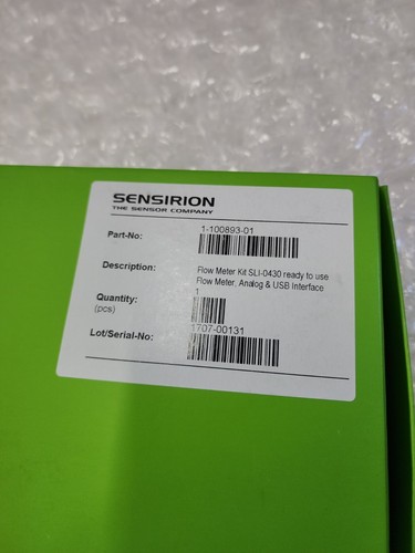 SENSIRION CMOSENS SLI-0430 LIQUID FLOW METER, ANALOG AND USB INTERFACE - Picture 17 of 17