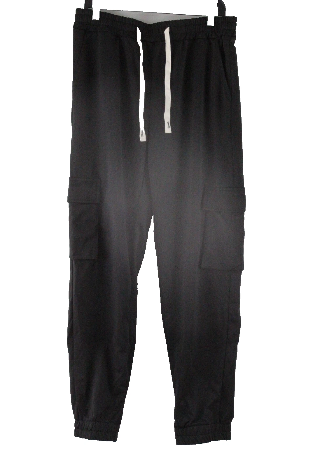 Men's Lightweight Cargo Jogger Pants XL Black NWOT