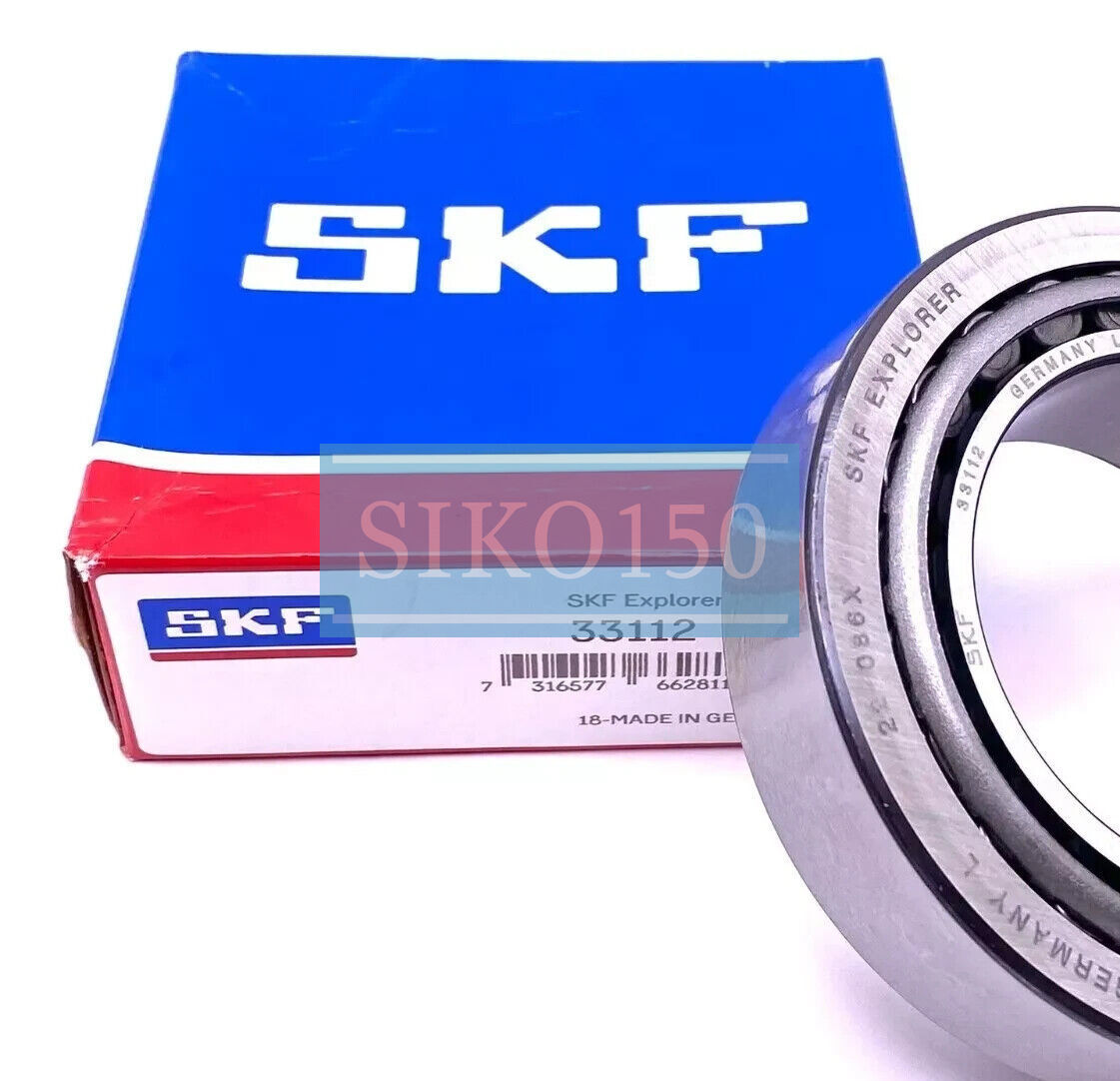 1PC SKF 33112 Single Row Tapered Roller Bearing Model SK