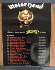 MOTORHEAD  Clutch UK  concert poster