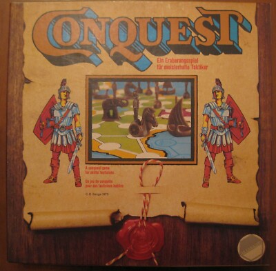 Conquest Hexagames 1983 mit dem Puzzlebuch - Spielsteine originalverpackt 