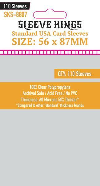 card sleeve thickness Penny Game Card Sleeves (67x92mm) these sleeves are perfect for cards up to 240pt thickness 110 Plastic Trading Card Sleeves