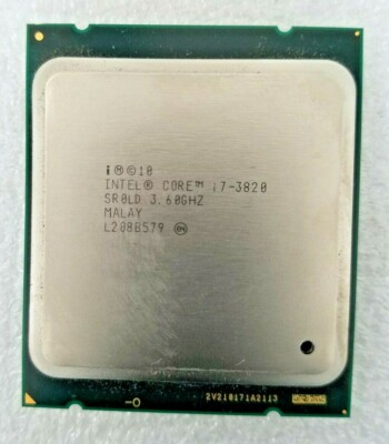 Intel Core i7-3820 3.6GHz SR0LD 4-Core CPU Processor LGA2011 Socket 