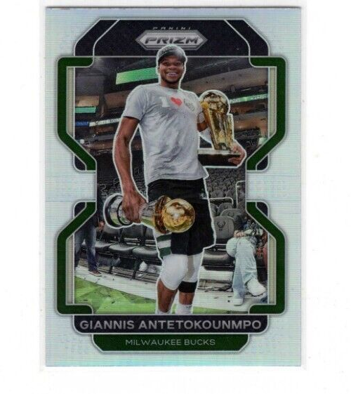 その他 Giannis Antetokounpo Silver Prizm Optic 2021-22 Donruss Optic #31 Giannis Antetokounmpo Silver