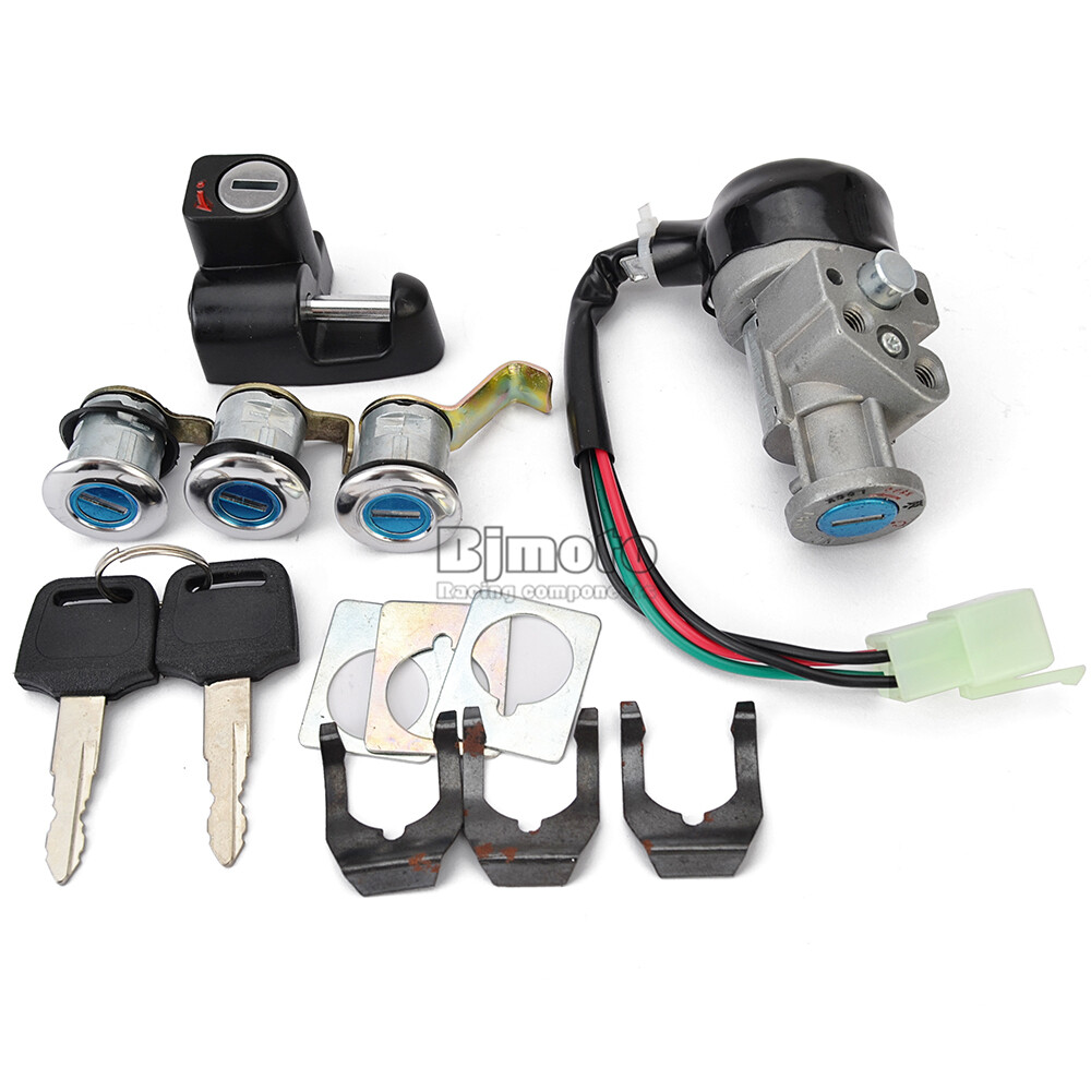 For Honda Ignition Switch Seat Lock Key Set CN250 Helix 1986