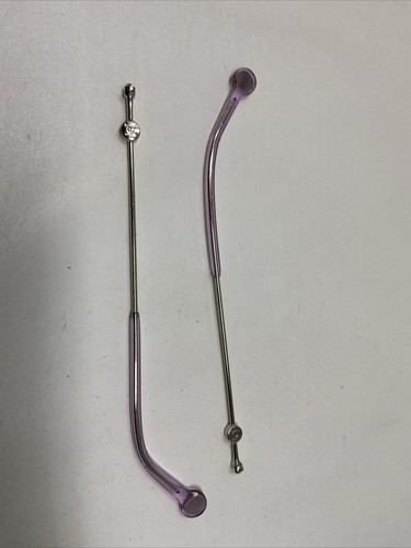 CAROLINA HERRERA CH 0060 145mm SILVER PURPLE TEMPLE ARM PARTS :T22