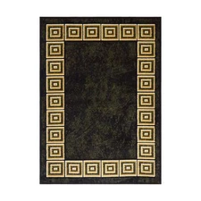 Home Dynamix Optimum Eros Area Rug 7'8" x10'4, Geometric Greek Key, Black/Beige