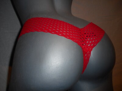 Frederick's Of Hollywood Red Thong Panty MEDIUM