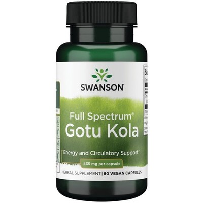 Swanson Full Spectrum Gotu Kola 435 mg 60 Vegan Caps Supplement Support Natural