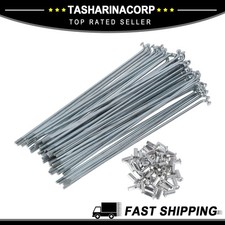 48Set 10G Bicycle Spokes 180mm Bike Wheel Spokes Carbon Steel Galvanized