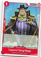 Capone"Gang"Bege OP14-003 Wings of the Captain Common NM One Piece TCG