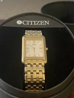 Citizen Stiletto Eco-Drive Gold Tone Dress Watch w/ Box Gift  display picture 1