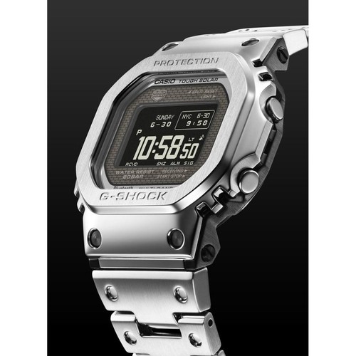 CASIO G-SHOCK GMW-BZ5000D-1JF Full Metal Bluetooth Digital Silver Men's Watch - Picture 6 of 7