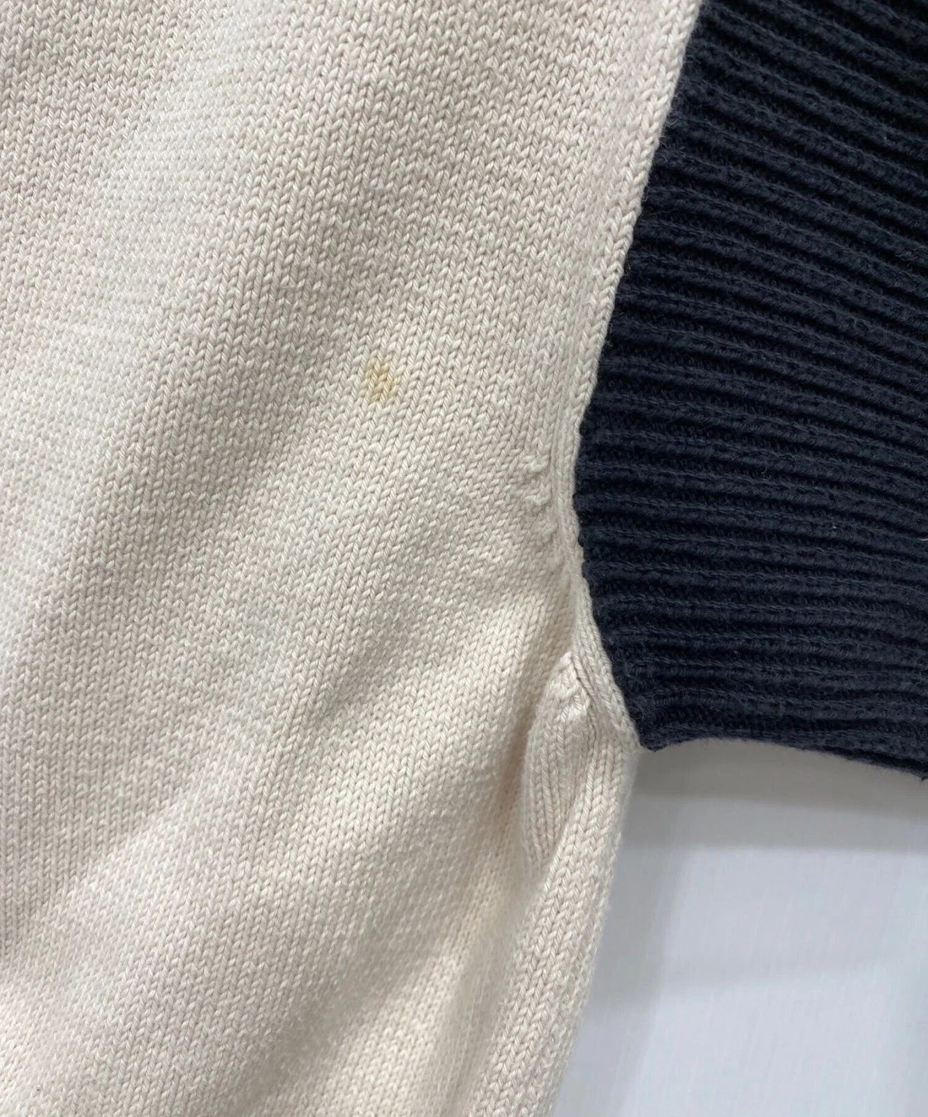 MM6 Maison Margiela tunica manica corta L beige x nero Ext+++