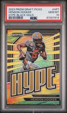 2023 Panini Prizm Draft Picks - Hype Hendon Hooker #HP-7 Black Gold Prizm /5...